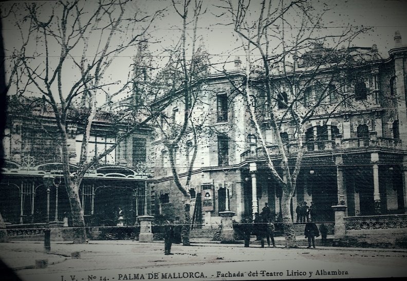 The Teatro Lírico and Alhambra in Palma de Mallorca were historic theaters that played significant roles in the cultural life of the city. Here's some information about them:
Teatro Lírico: The Teatro Lírico in Palma de Mallorca, also known as the Gran Teatro or Teatro Principal, was a prominent theater that opened its doors in 1862. Located in the heart of the city, it served as a hub for opera performances, theatrical plays, and various artistic events. The architecture of the Teatro Lírico was impressive, boasting a neoclassical facade and a grand interior. 2014-04-19 19.43.17.jpg