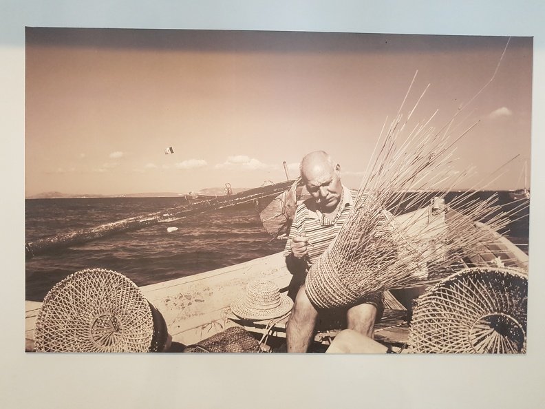 In Majorca, the art of making fish baskets is a cherished tradition, a craft that weaves together the island's rich maritime heritage with the sustainable practices of its people. Crafted from local materials like palm leaves and reeds, these baskets are more than mere containers; they are a testament to the island's respect for the sea and its bounty. Artisans, often with skills passed down through generations, meticulously weave each basket, ensuring durability and functionality. 20180302_142548~2.jpg