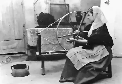 Filatura tradizionale a Maiorca