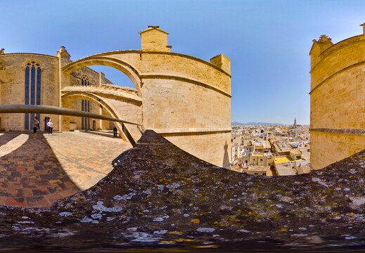 View from La Seu Cathedral Roof Terrace