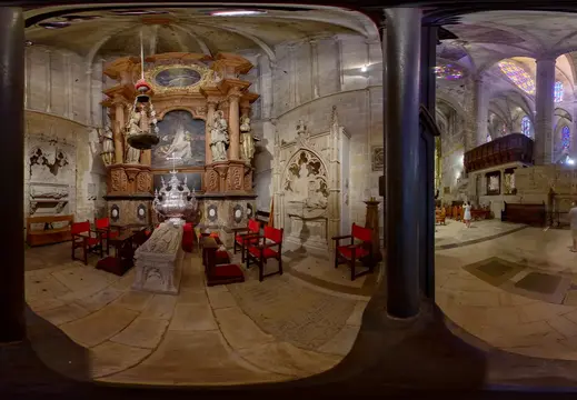Im Inneren der Kathedrale La Seu in Palma, Mallorca