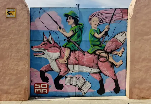 SOMA Fox Mural in Son Espanyolet
