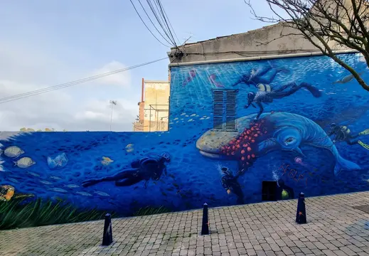 Underwater Mural in Porto Cristo