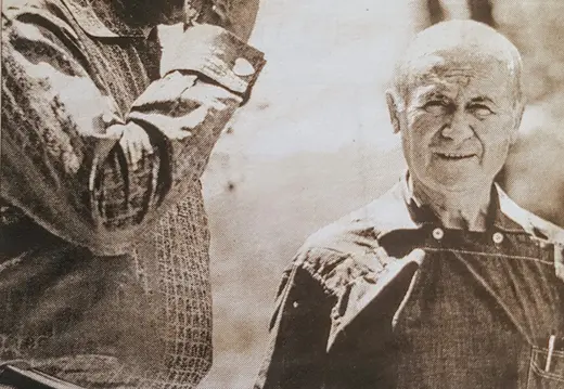 Two Men in a Sepia Portrait