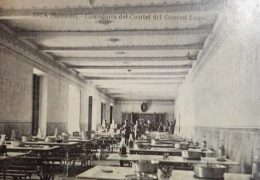 INCA (Baleares). Comedores del cuartel del General Luque