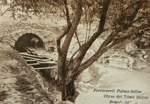 Construcción del ferrocarril de Sóller a Palma
