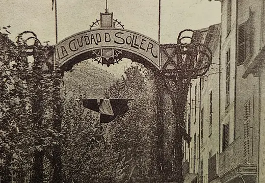 Triumphal Arch in Sóller for the Royal Visit, 1904