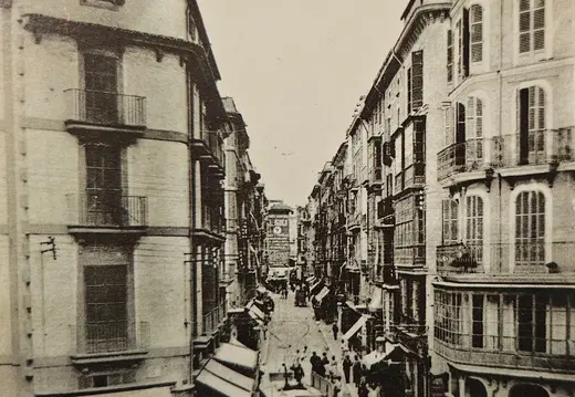 Carrer de Colom in Palma, ca. 1925