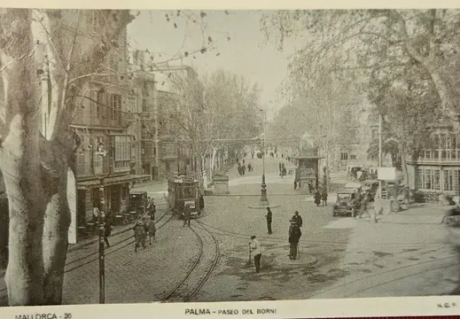 Plaça de la Reina und Es Born, ca. 1930