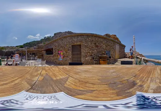 Ristorante sul mare a Cala Estellencs