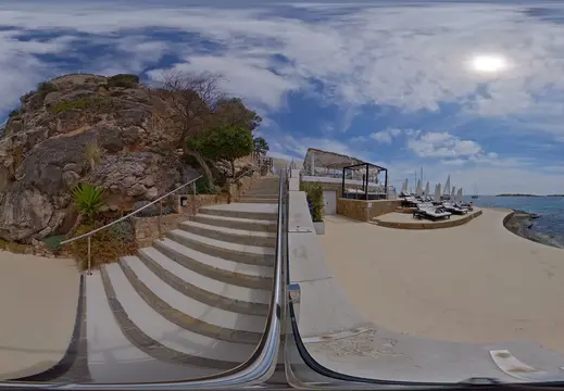 Terrazza sul mare e scalini a Illetas