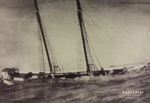 Segelschiff María de Matutes auf See