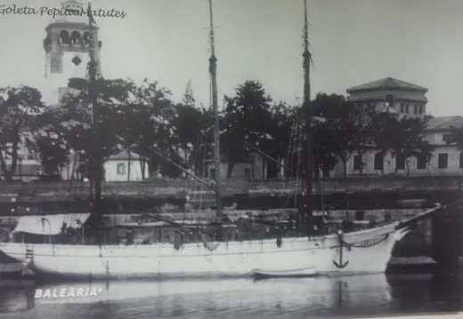 Pepita Matutes Moored von der Waterfront