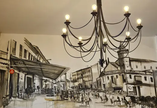 Cafè Comerç Platz in Santa Maria del Camí