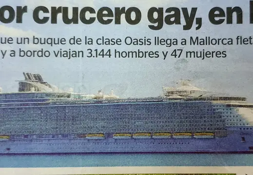 Oasis of the Seas in Palma Newspaper Clipping