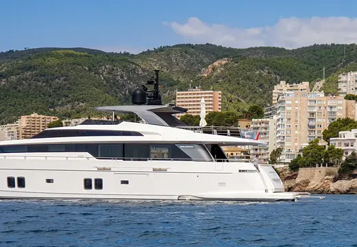 Motor Yacht off Cala Major