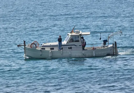 Cabin Boat Britt off Cala Major