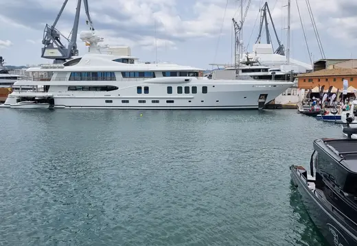 Superyacht at Palma International Boat Show