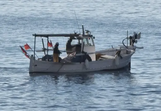 Fishing Boat off Cala Major