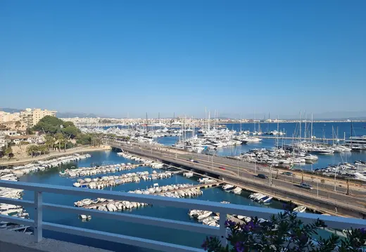 View over Dàrsena de Ca’n Barberà