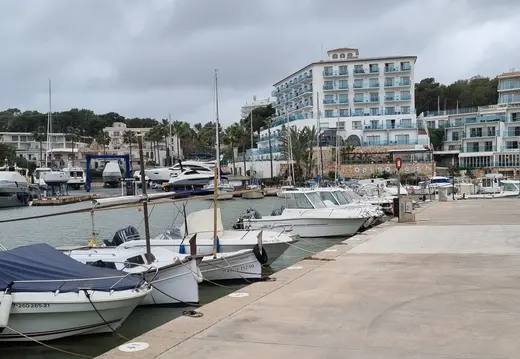 Motorboats at Club Nàutic Porto Cristo