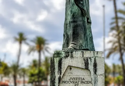 Ramon Llull Monument auf Passeig Sagrera, Palma